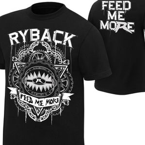 Vintage WWE Wrestling Authentic Ryback Feed Me More Cotton Tee Shirt 2011